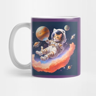 cosmic cat Mug